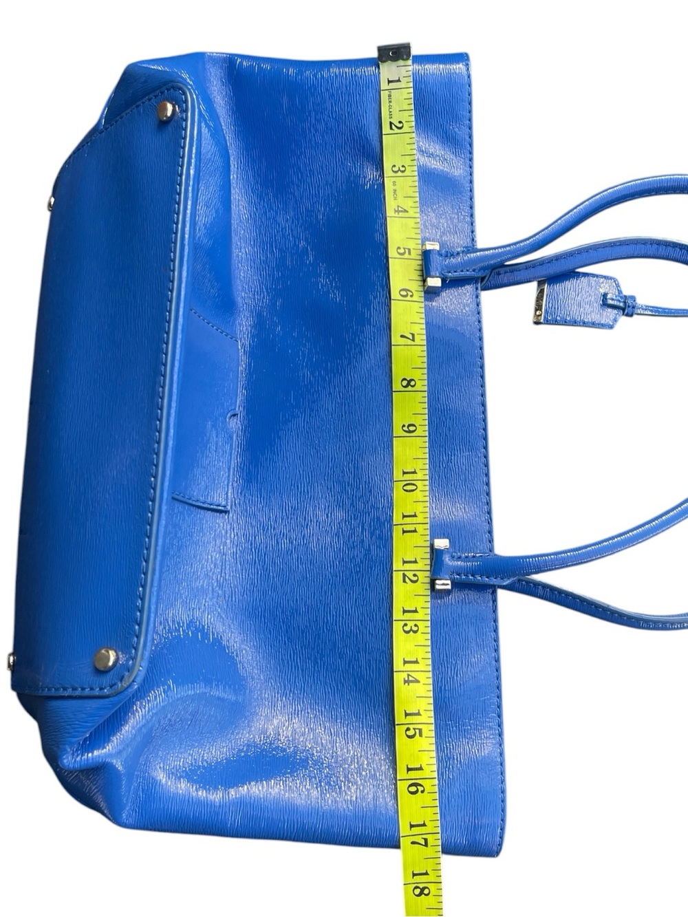 kate spade Blue Patent Leather Tote - Picture 11 of 13
